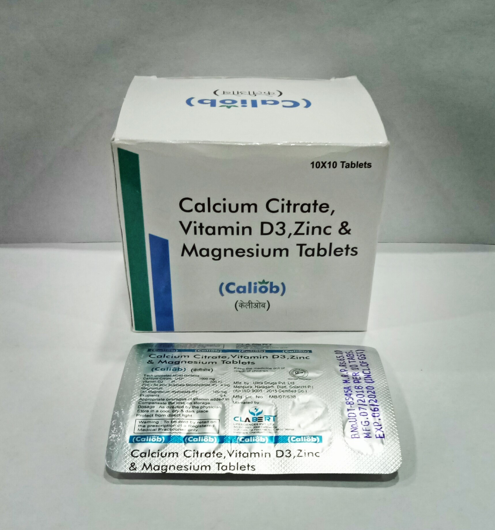 Calcium Citrate Vitamin D3 Zinc & Magnesium Tablets