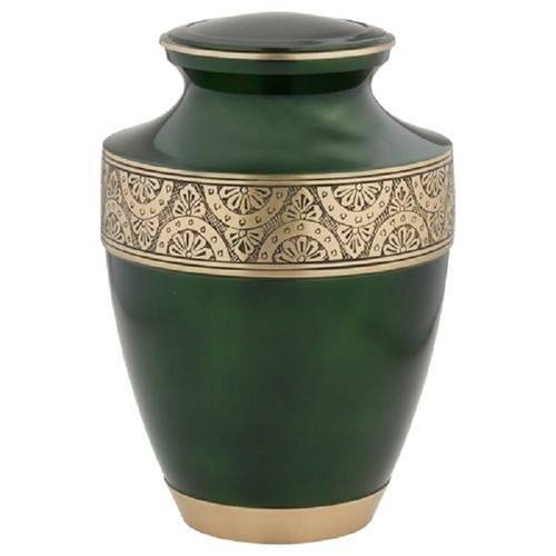 हरे पीतल का अंतिम संस्कार कलश