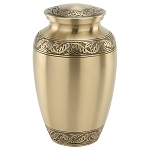 Green Brass Cremation Urn