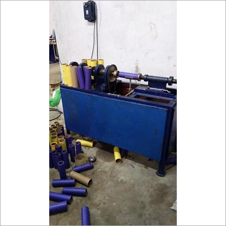 ब्लू पेपर ट्यूब बेंड नोशिंग मशीन