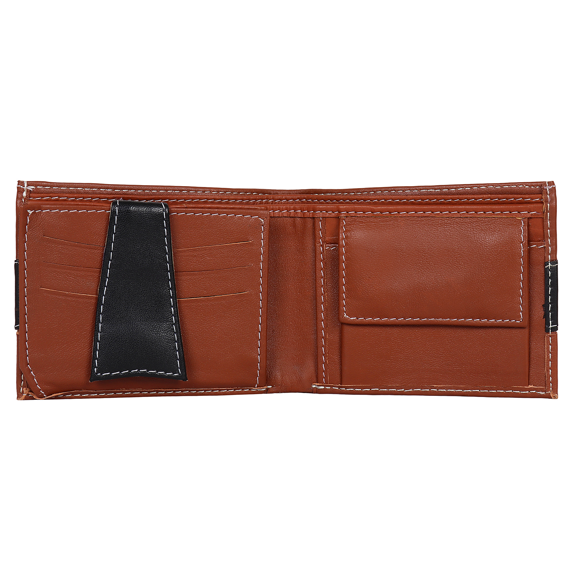 Maroon Brown Men's Designer Leather Wallet