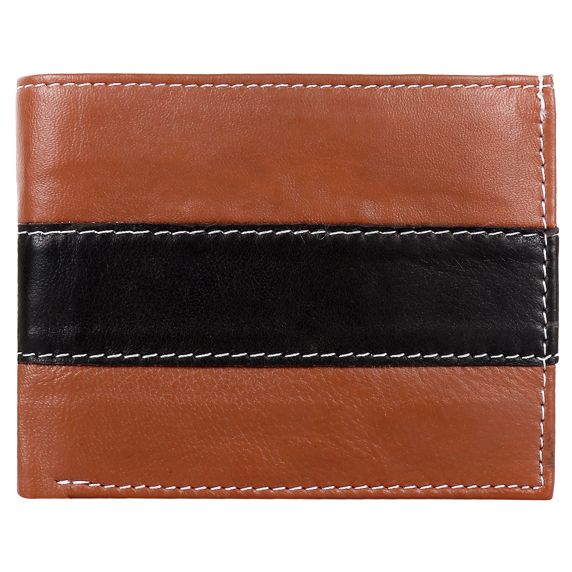 Maroon Brown Men's Designer Leather Wallet