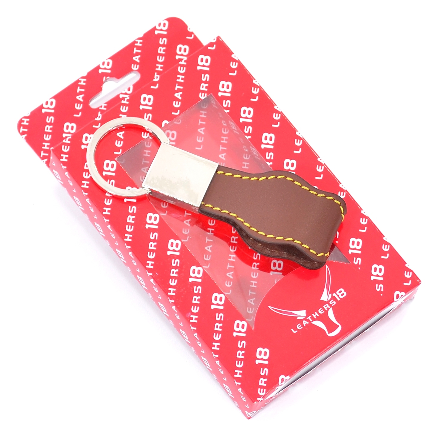 Leatherette Leather Key Ring