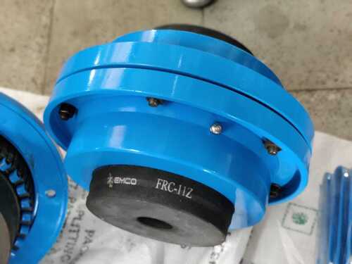 Resilient Coupling - Steel, 170 x 150 mm, Silver | For Torque Dampening & Power Transmission