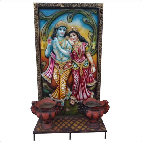 राधा कृष्ण पैनल प्रतिमा