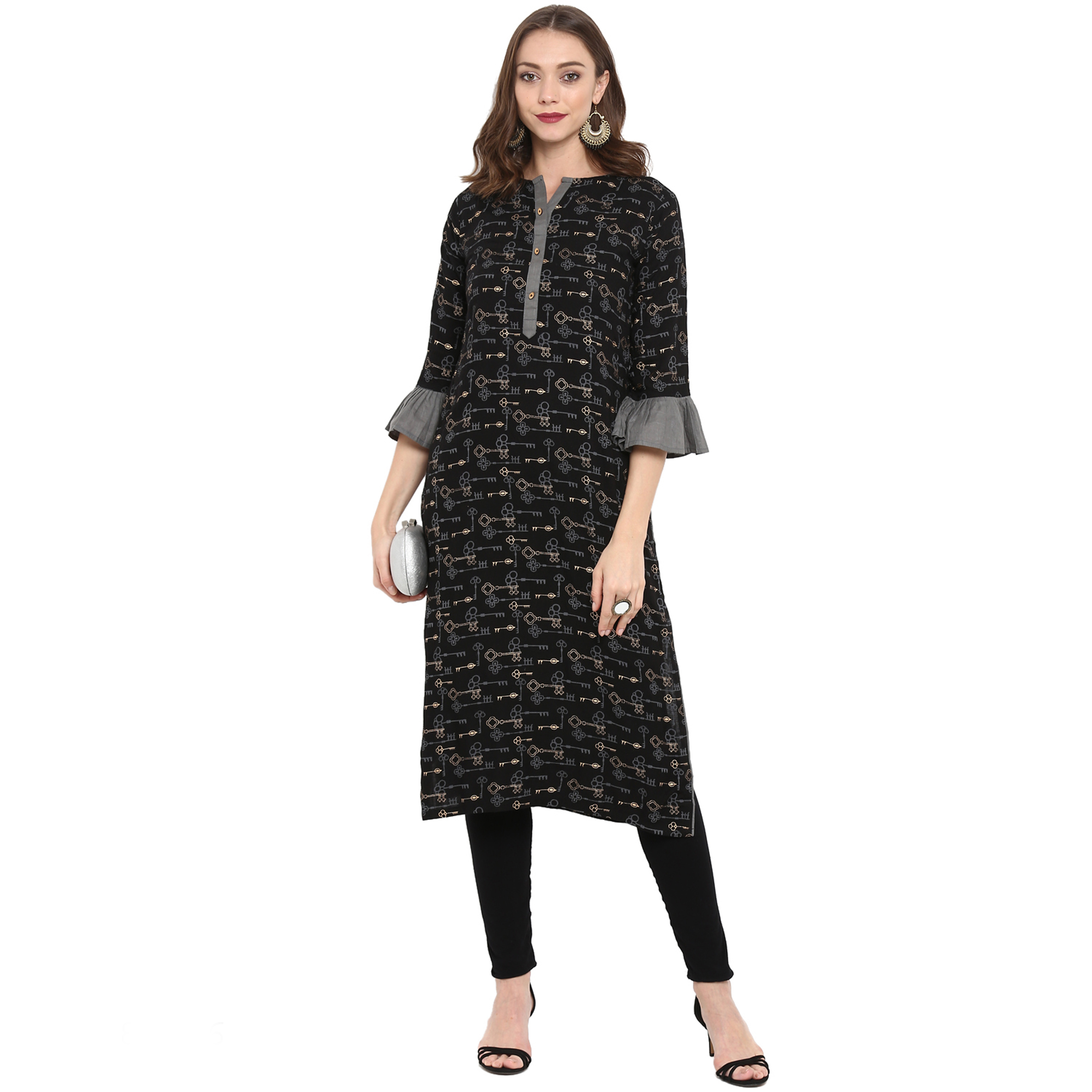 As Per Image Traditional Kurti
