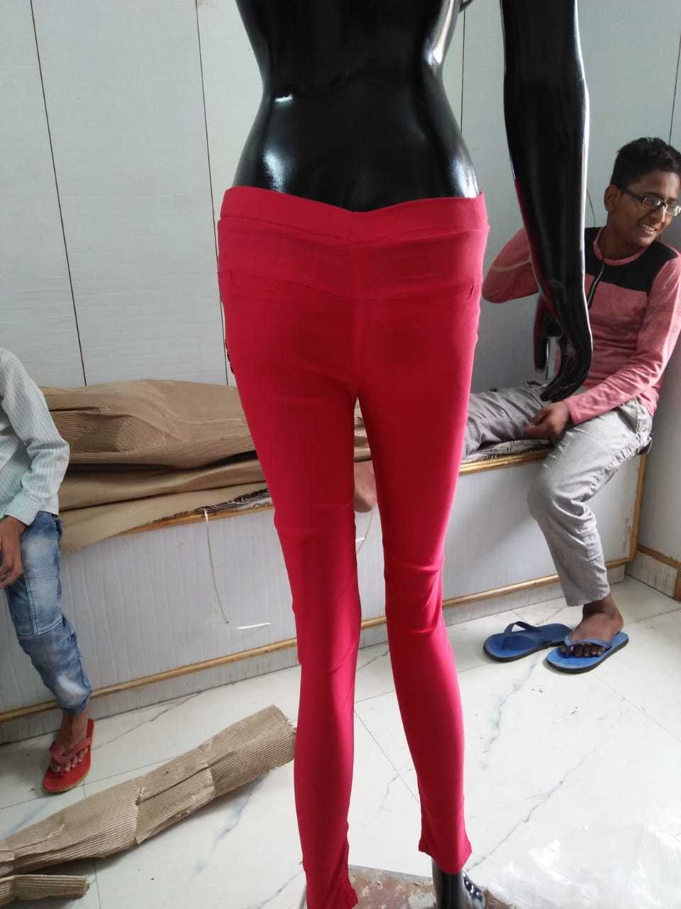 Jegging Jeans - Cotton, 38 Inch Length, Waist Size 28-32 | Slim Fit, All Colors For Girls, Plain Dyed, Suitable For Summer And Winter