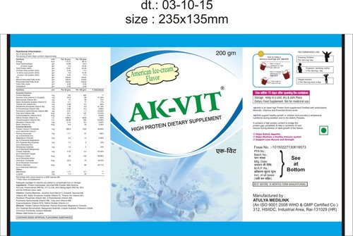 Protein Powder Dosage Form: Liquid