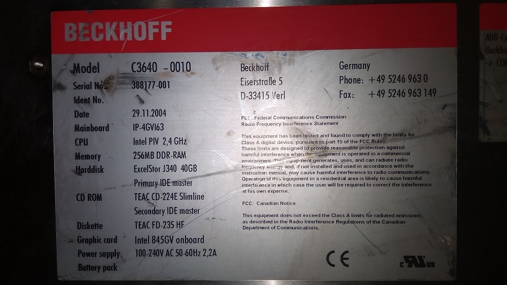 Beckhoff Hmi
