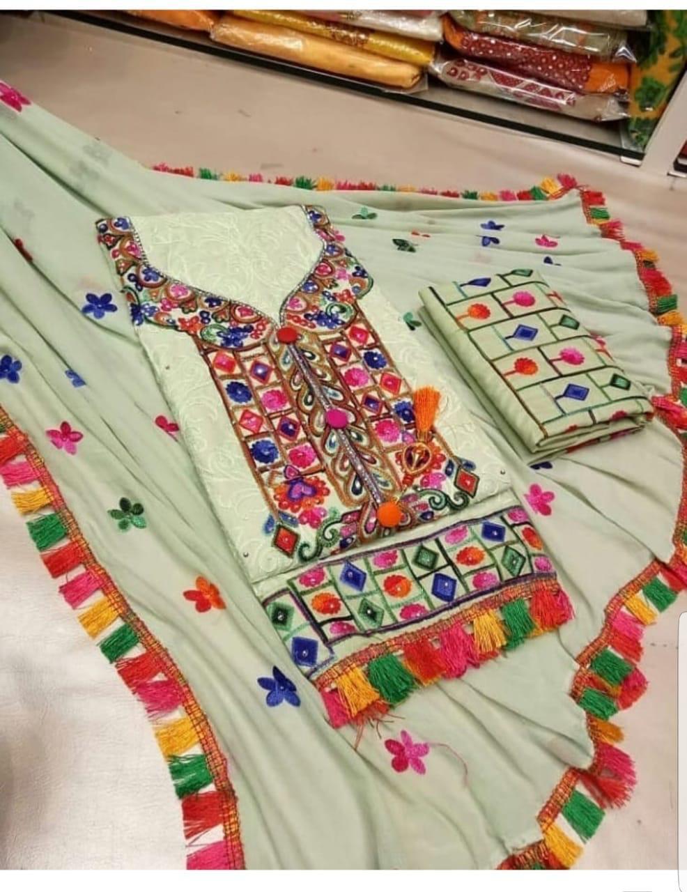 Multi Designer Unstitched Ladies Suit