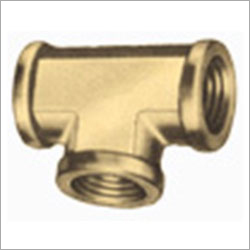 ब्रास डबल फेरूल यूनियन टी