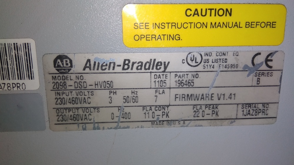Allen Bradley Servo Drive