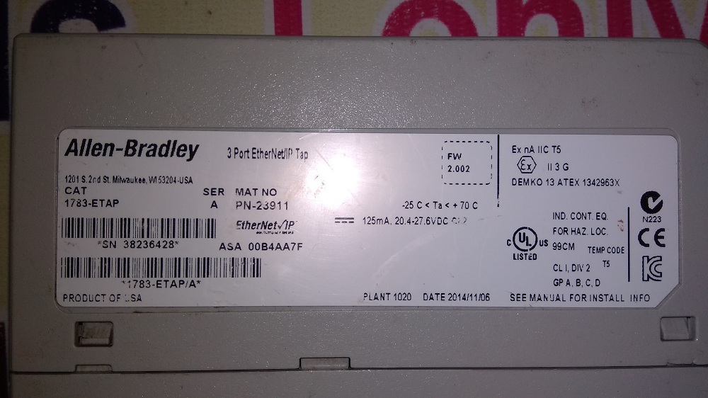 Allen Bradley Cpu Module