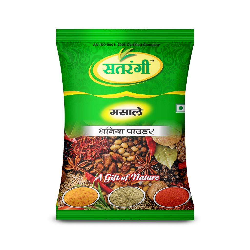 Spice Pac - Plastic Stand Up Pouch, 5-10 Kg Size, Green Color, 508-762 Mm Length, 254-381 Mm Width, Single String Style
