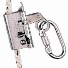 Fall Arresters - Metal, 350-500 Weight | Silver Color, Double Security Locking System