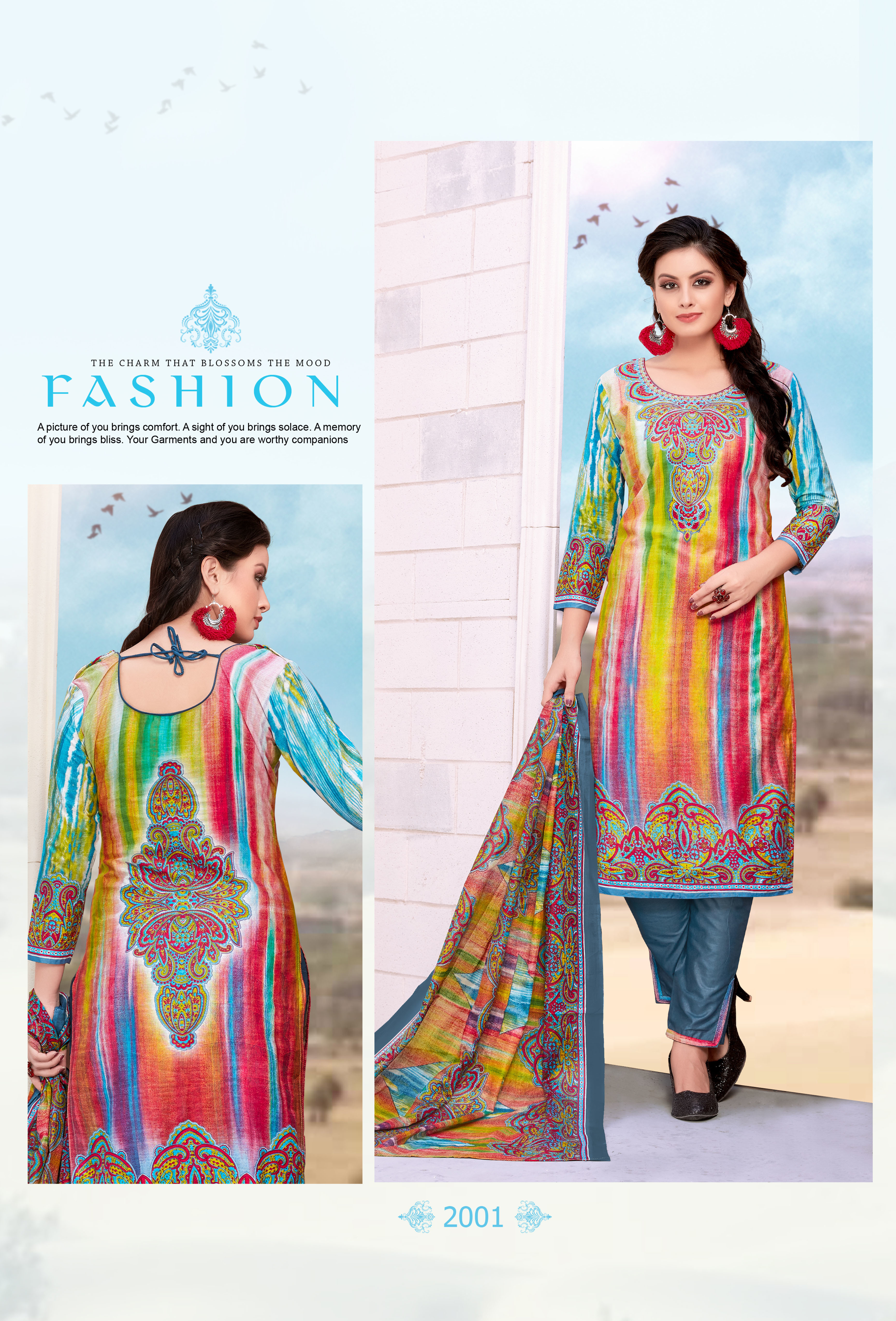 Indian Nargis Cotton Dress Catalog