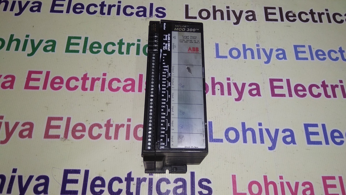 Abb Laylor Mod 300 Module - Abs Plastic Enclosure, 186x100x20 Mm, Gray Matte | Hot-swappable, Din Rail Plug-in, Ip20 Protection