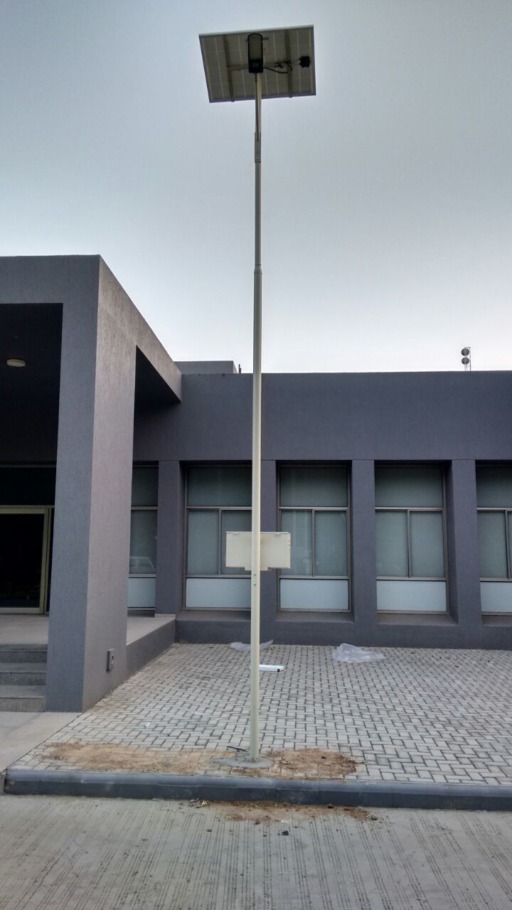 Gi Solar Street Light Pole