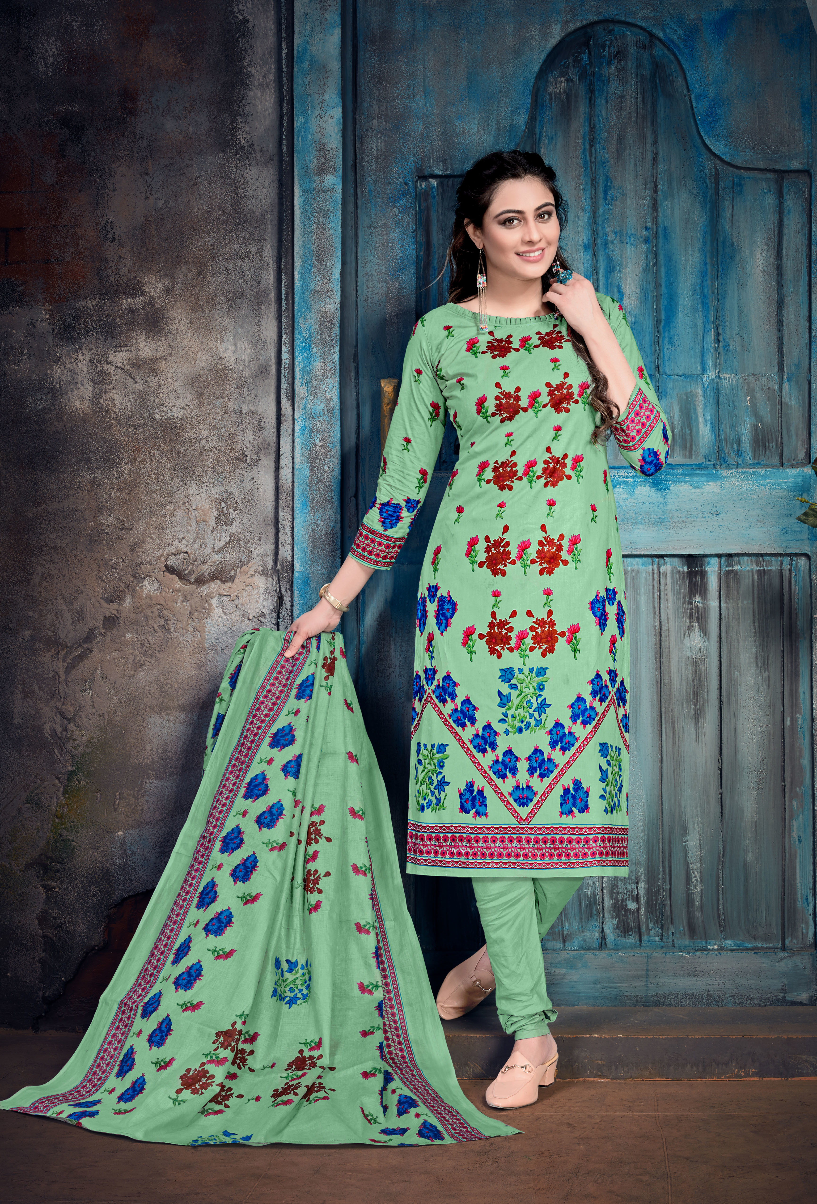 Indian Zohraa Cotton Dress Catalog