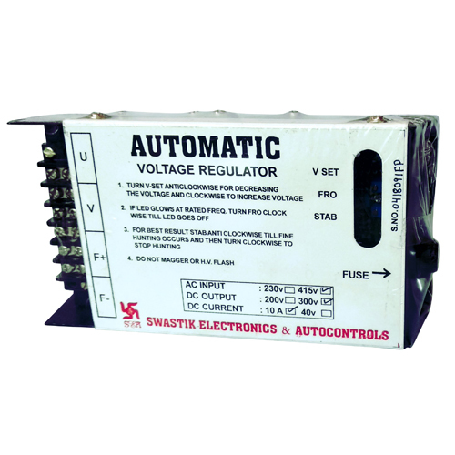 Universal Automatic Voltage Regulator Current: Ac