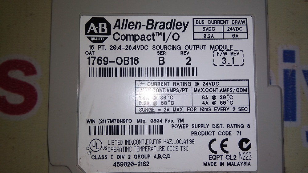 Allen Bradley Output Module