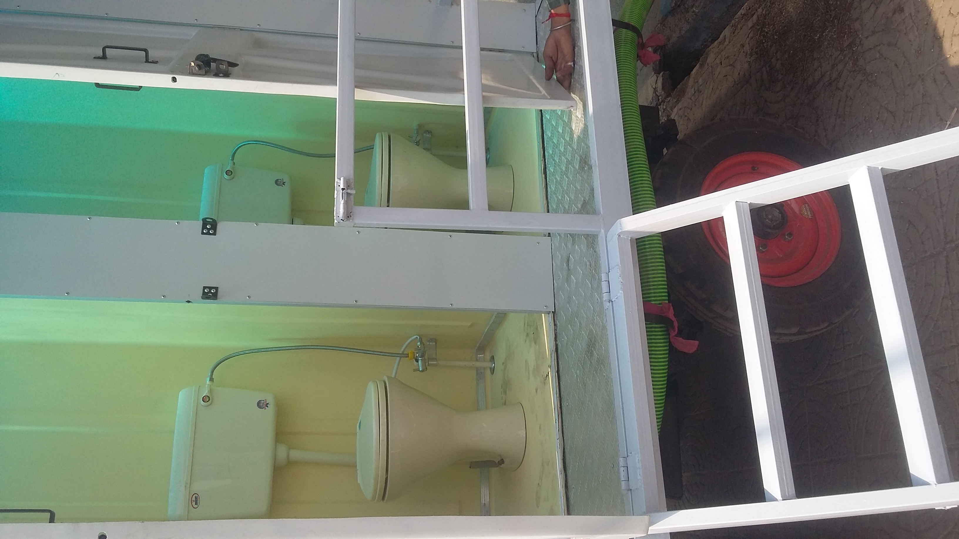 Mobile Toilets Van - Color: As Per Customer Choice