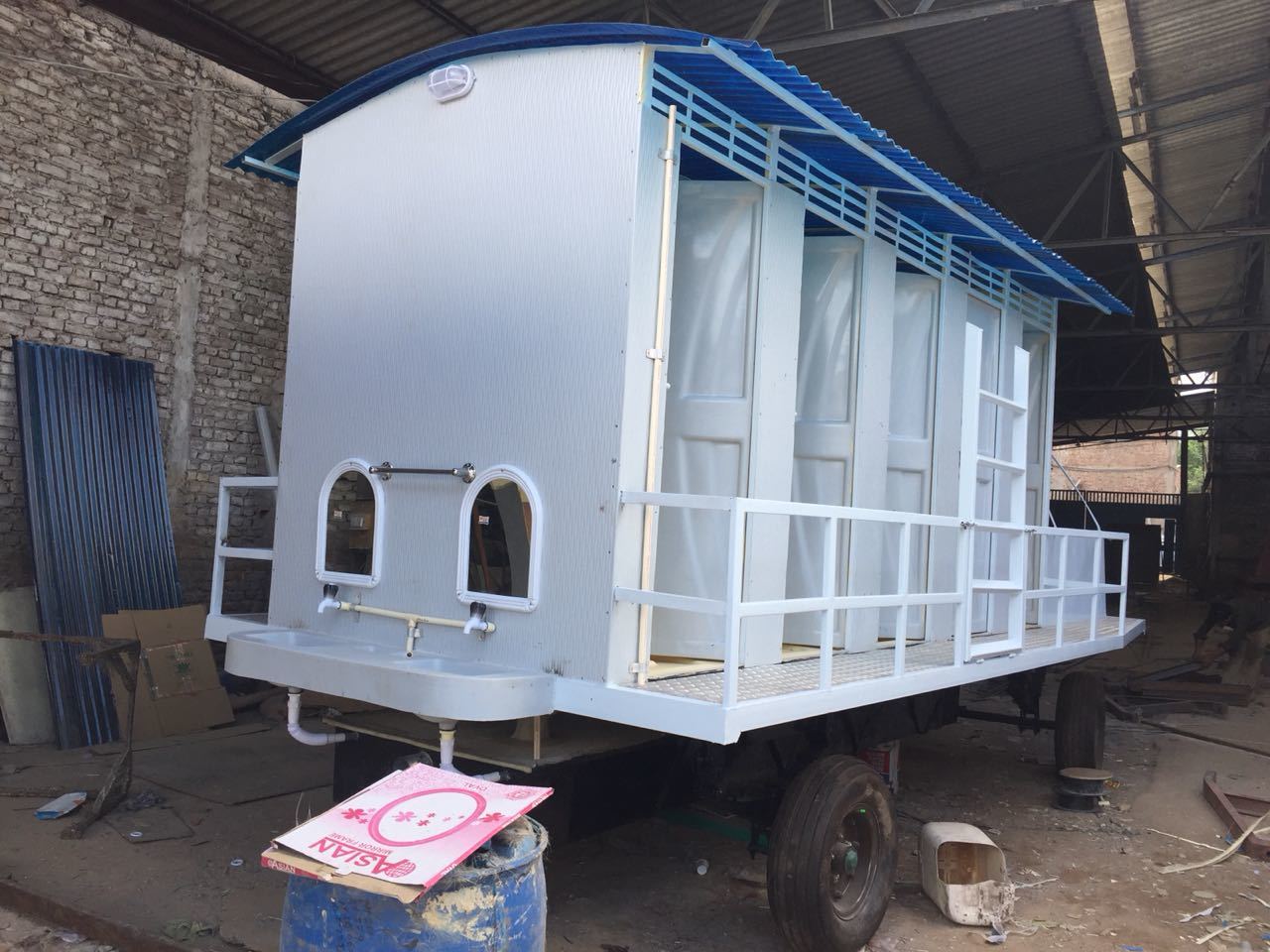 Mobile Toilets Van - Color: As Per Customer Choice