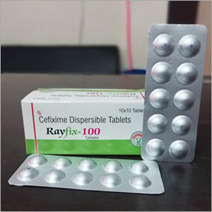 Cefixime Dispersible Tablets - 100 mg | Treats Bacterial Infections, Packed in Tamper Proof Materials, Suitable for Children, Increases Immunity