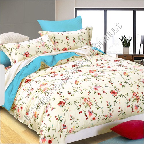 Woolen Bedsheet - Acrylic Fiber & Wool Blend, Modern Design with Alluring Colors, Pillow Cover Included, Machine Washable, Shrinkage Proof, Warmth for Chilly Winters