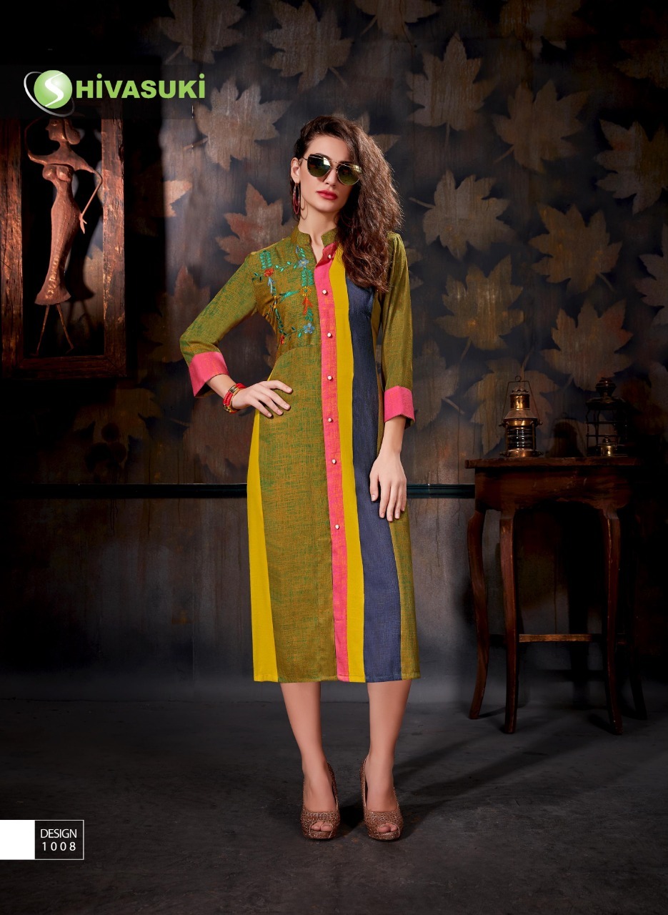 Embroiderd Designer Heavy Straight Kurtis