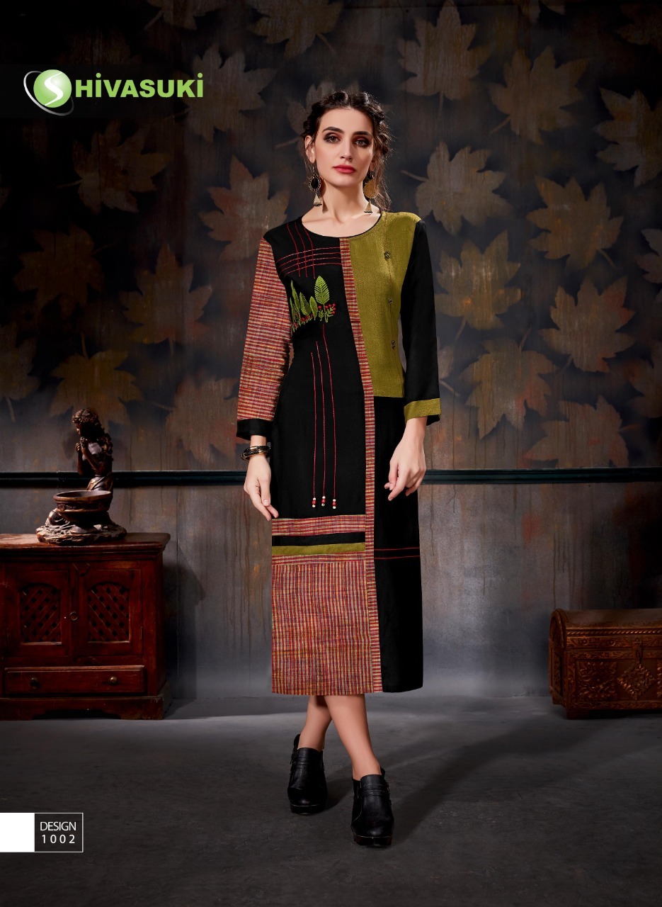 Embroiderd Designer Heavy Straight Kurtis
