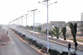 Gi Solar Street Light Pole