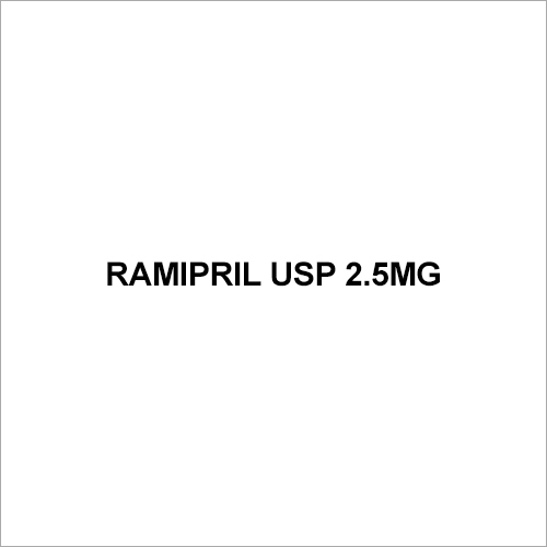 Ramipril Tablets - 2.5 mg, Decrease Blood Pressure By Reducing Production Of Substances