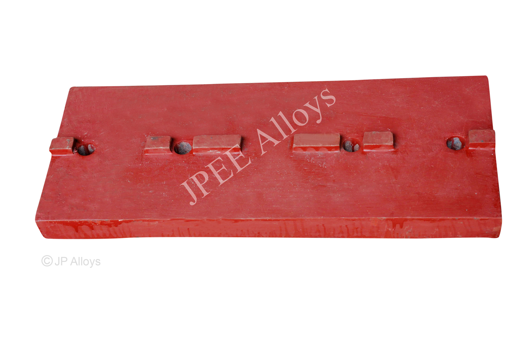 M Sand Blowbar - Cast Iron, Lightweight, Red | Rust Free Finish, Sturdy Design, Anti-corrosive Coating For Rock Crushing Machines