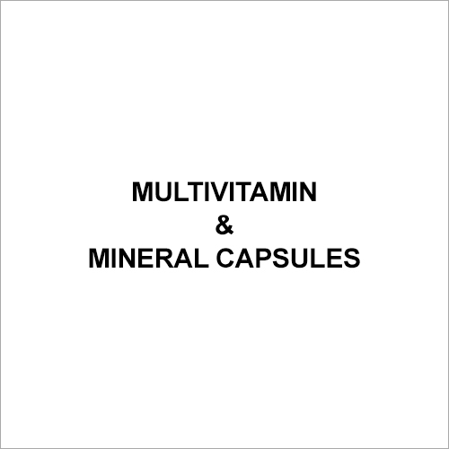 Multivitamin & Mineral Capsules General Drugs