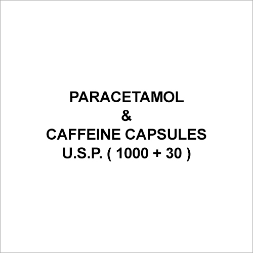 Paracetamol & Caffeine Capsules U.S.P. ( 1000 + 30 ) General Drugs