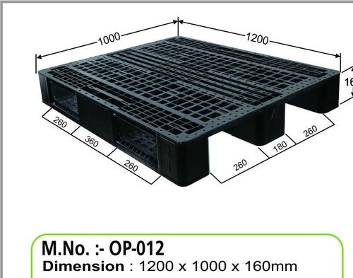 Black Heavy Plastic Pallets