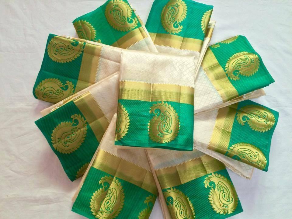 New Designer Kanjivaram Saree - Kanjivaram Silk, 5.5 Mtr Length, 0.8 Mtr Blouse | Multi-colour, Art Silk, Plain Pattern, Suitable For All Seasons