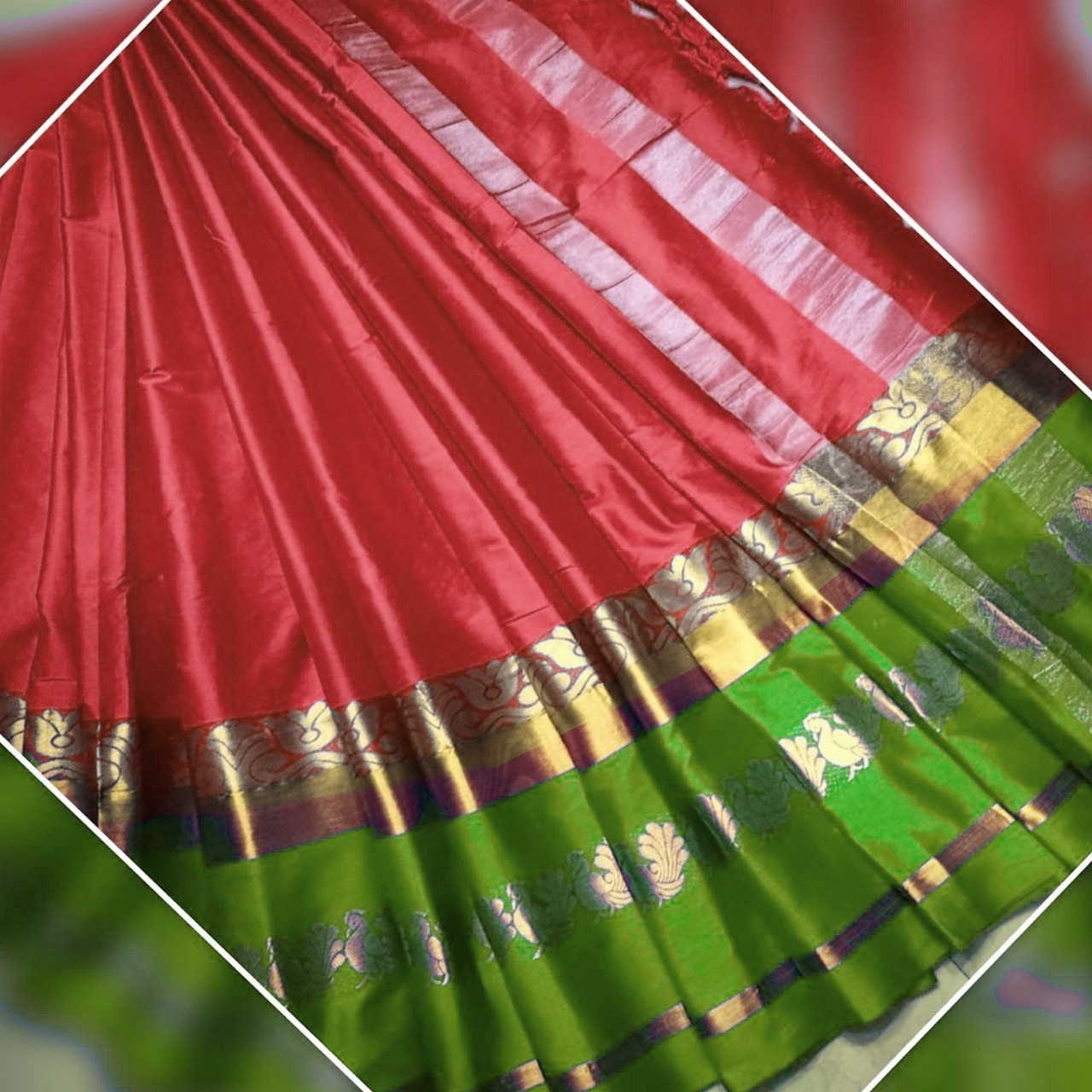 Cotton Silk Sarees - 5.5 Mtr Length, 0.8 Mtr Blouse | Multicolour Printed Fabric, Suitable For Rainy, Spring, Summer, Winter Seasons