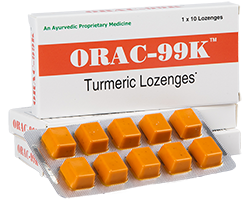 Orac-99k Turmeric Lozenges Age Group: Suitable For All Ages