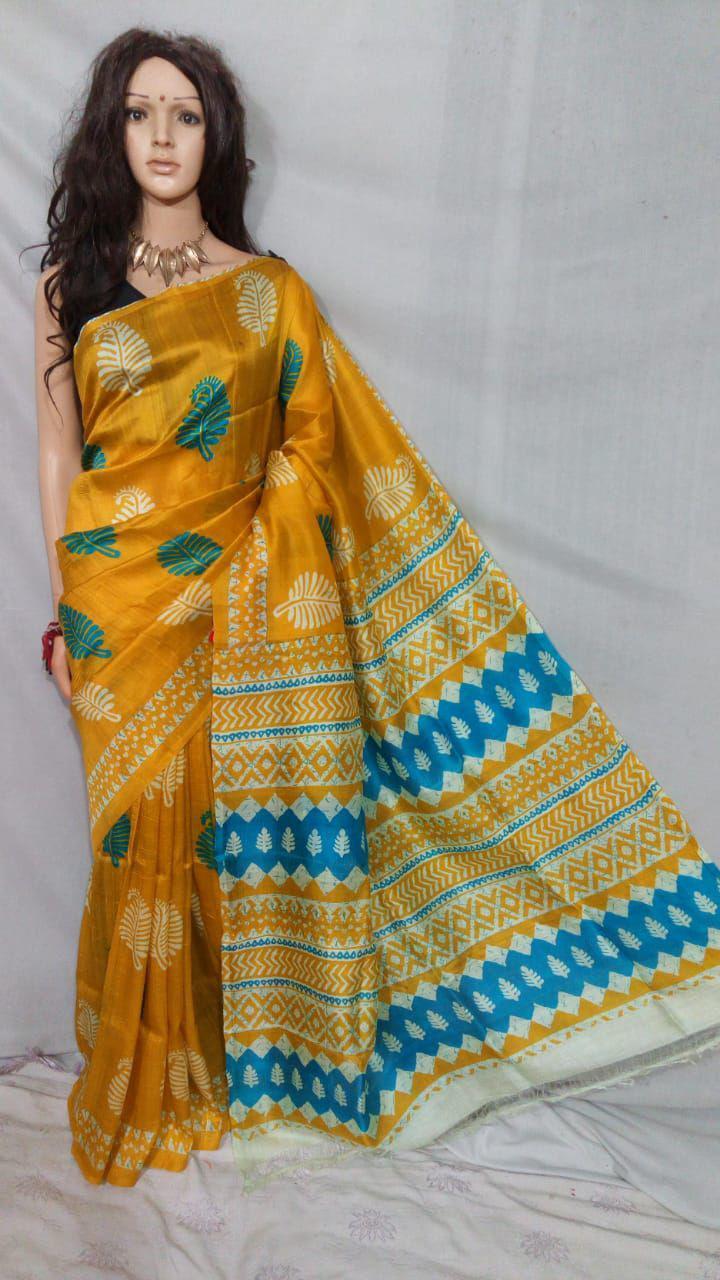 Multi Color Mursidabad Silk