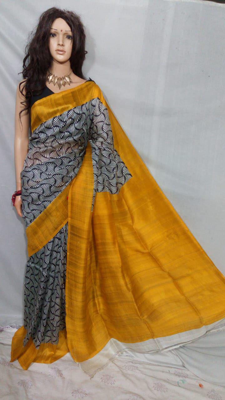 Multi Color Mursidabad Silk