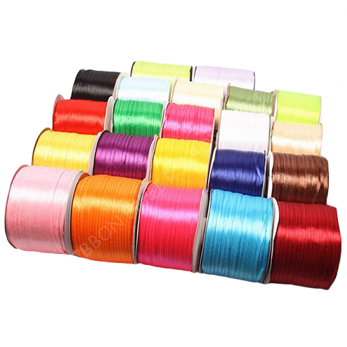 उपहार लपेटने के लिए साटन रिबन