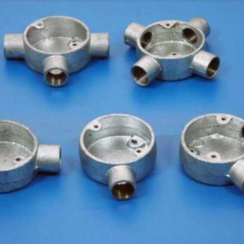Conduit Accessories - Mild Steel, 16 mm Size , Silver Color, 500 Grams Weight, Surface Treatment Available