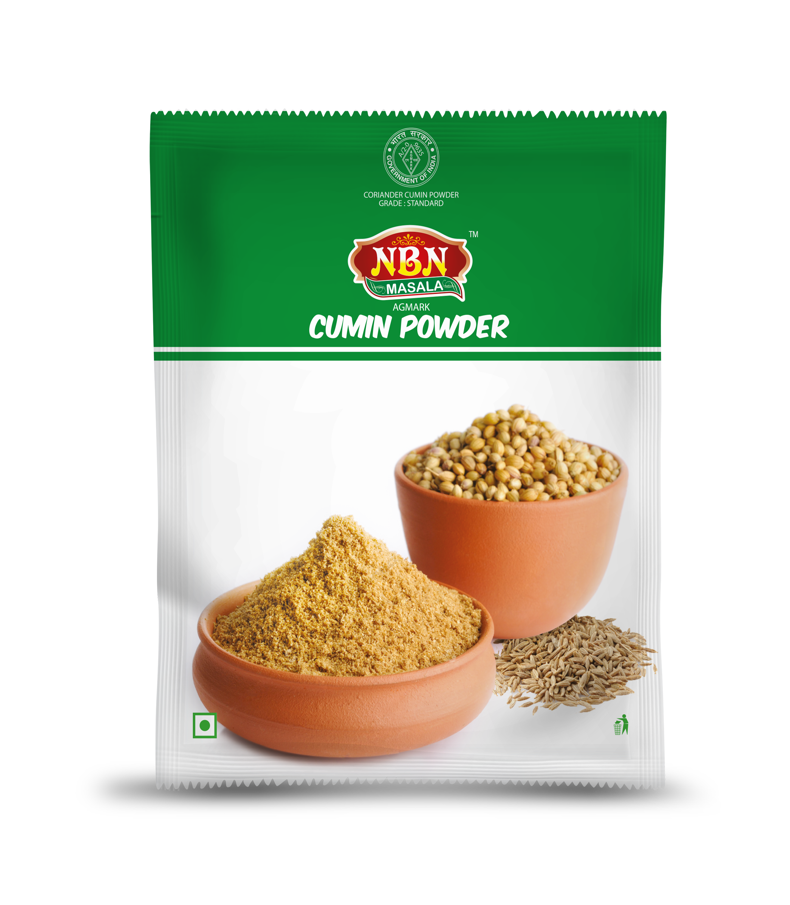Cumin Powder - Fssai Certified, 100% Pure Indian Jeera Powder | Air Tight Packaging, Vegan Ingredients, Various Size Options From 50g To 20kg