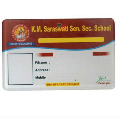 एक्रिलिक आईडी कार्ड धारक