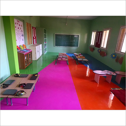 Epoxy Flooring - 2 mm Thick Cement Application Service, Full Body Tile Surface Treatment, PTFE Plastic Type