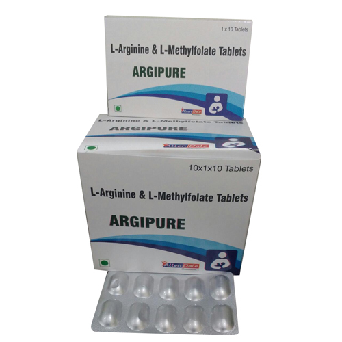 L Arginine L Methylfolate Tablets Application: Hospital