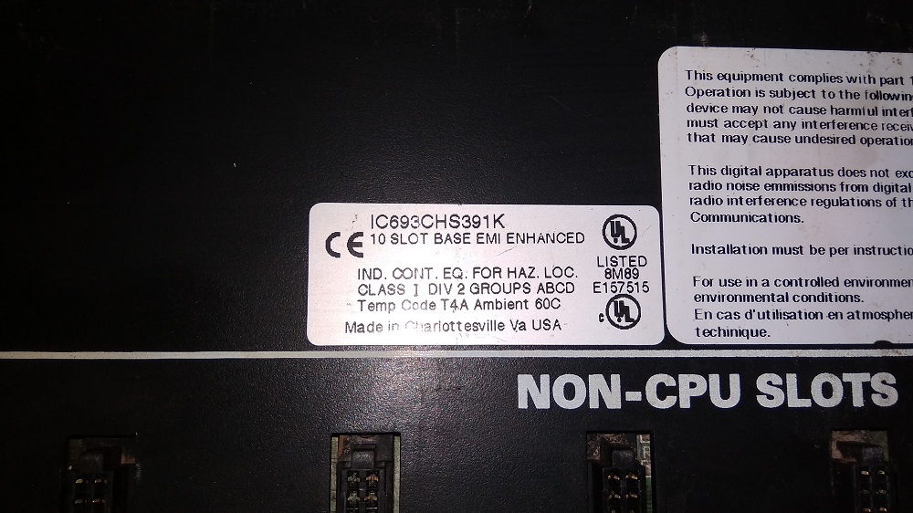 Ge Fanuc Rack - Metal | Variable Dimensions, Black Color, Plc Rack For Industrial Automation Control Systems, Rack Mount Support