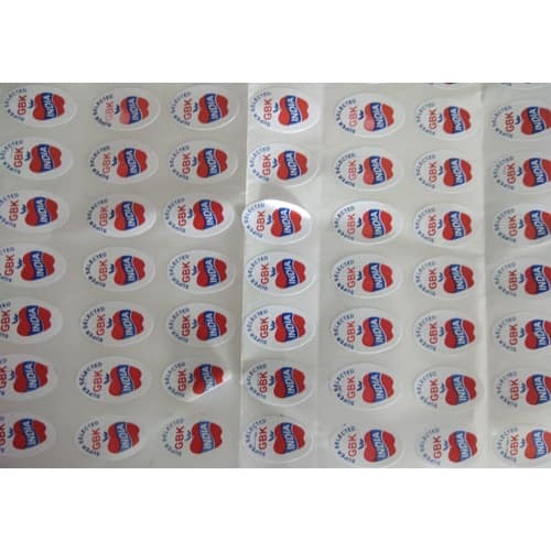 डाई कट लेबल